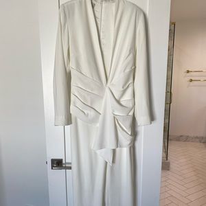 House of CB white jumpsuit